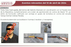 Detienen a presunto homicida de normalista de Ayotzinapa